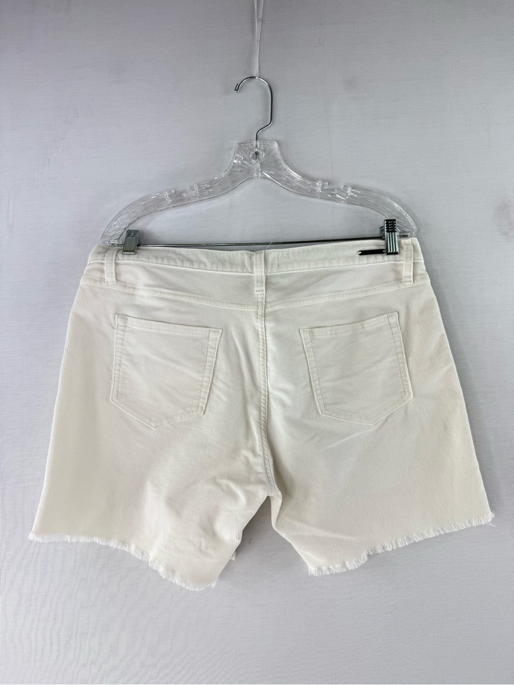 Carve Designs White Cotton Blend Corduroy Shorts - Picture 2 of 10